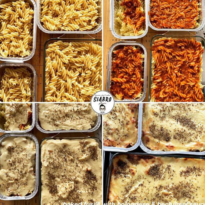 

Terlaris# Baked Fusilli Siabro (Pasta Panggang)