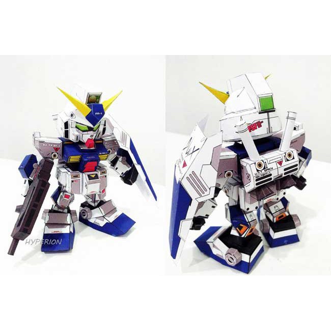 DIY Papercraft SD RX-78NT-1 Gundam Alex