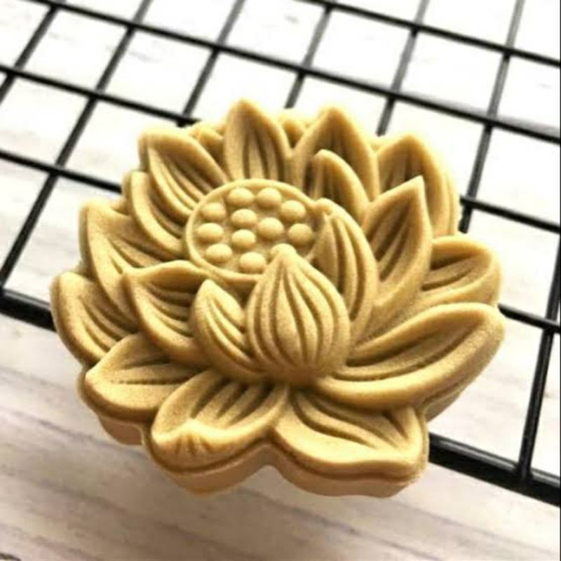 Cetakan mooncake lotus flower 125g 150g