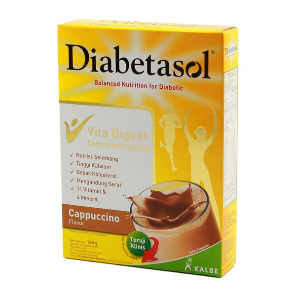 

DIABETASOL Vita Digest Pro 180gr Susu Bubuk untuk Diabetes Kapucino