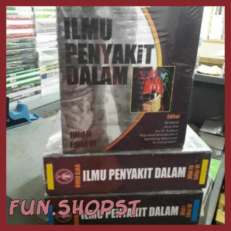 BUKU AJAR ILMU PENYAKIT DALAM ( IPD) UI 1 SET ISI 3 BUKU