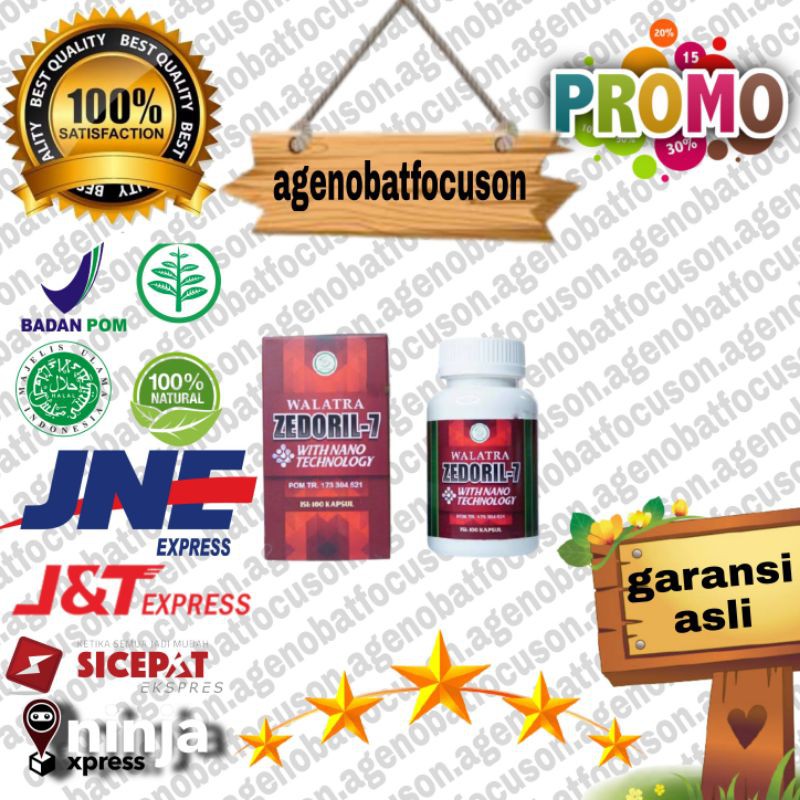 Zedoril 7 Walatra - ORIGINAL asli kapsul zedoril7 Herbal BPOM