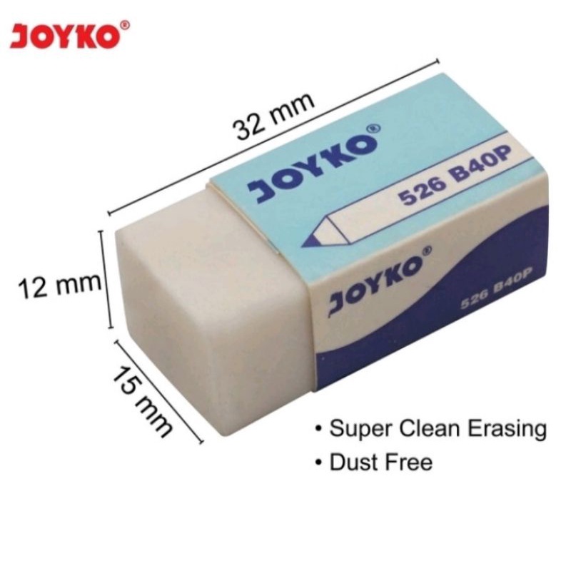 PENGHAPUS PENSIL ATK MEREK JOYKO B40P ORI MURAH  JOYKO ERASER