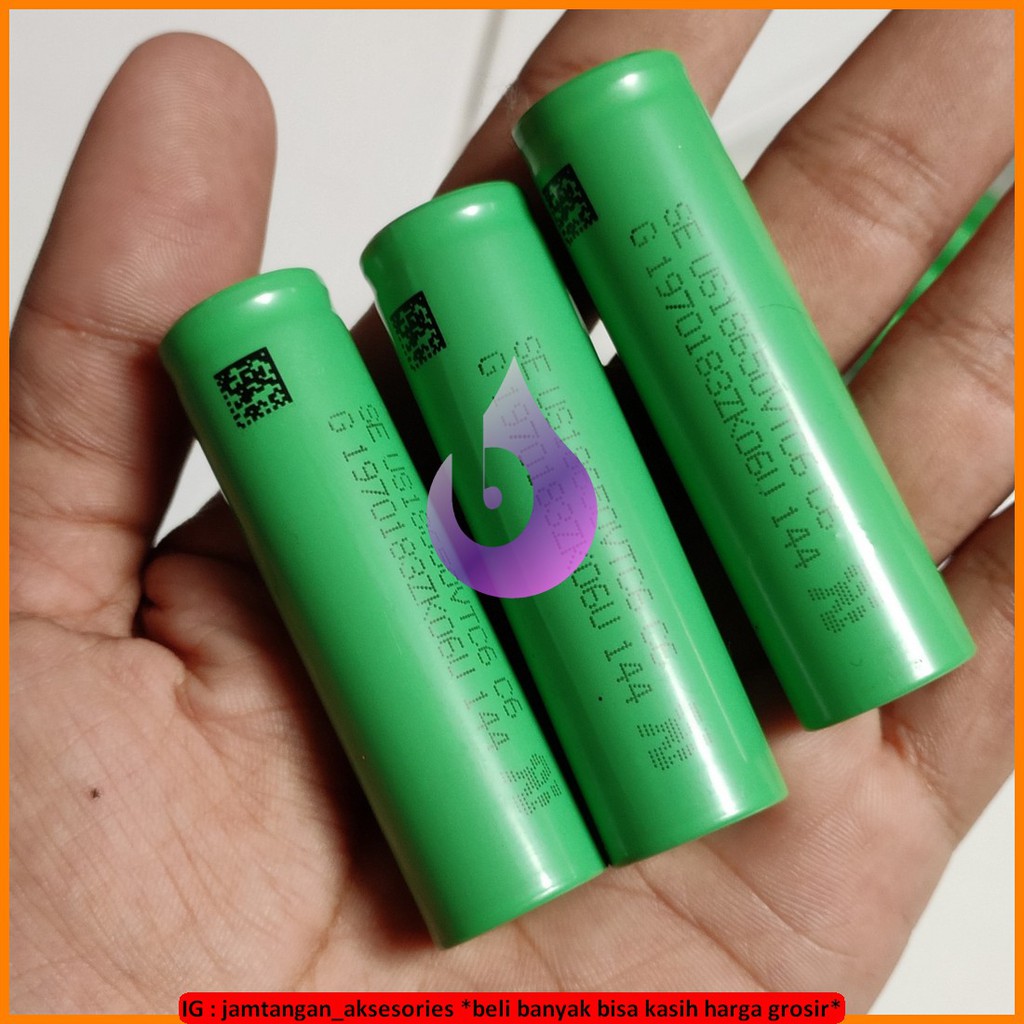 BATERAI BATTERY BATREI VAPE ROKOKELECTRIK 18650 RECHARGEABLE RATA