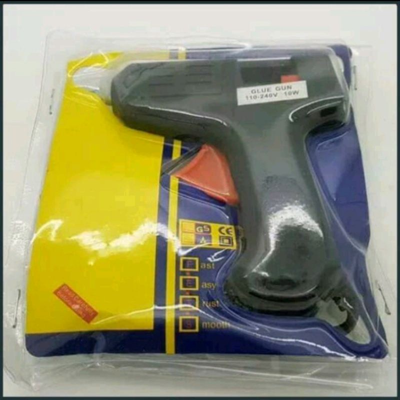 HOT MELT GLUE GUN LEM TEMBAK KECIL 10W / ALAT LEM TEMBAK 10 WATT / LEM BAKAR KECIL