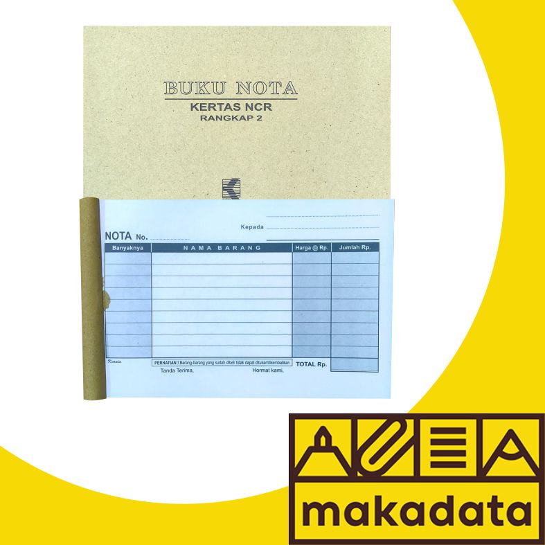 

NOTA DATAR 1/4 FOLIO 2 RANGKAP 25 LEMBAR KURNIA (1PCS) MURAH