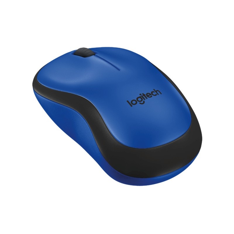 Gramedia Bali - Logitech M221 Silent Wireless Mouse - Blue