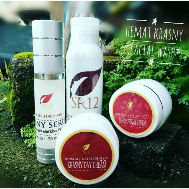 Paket hemat krasny 2 SR12 BPOM ORIGINAL