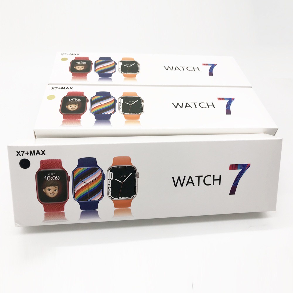 TERBARU Jam tangan pintar  olahraga smart watch series 7 + Max bisa call, music, detak jantung, sms olahraga.