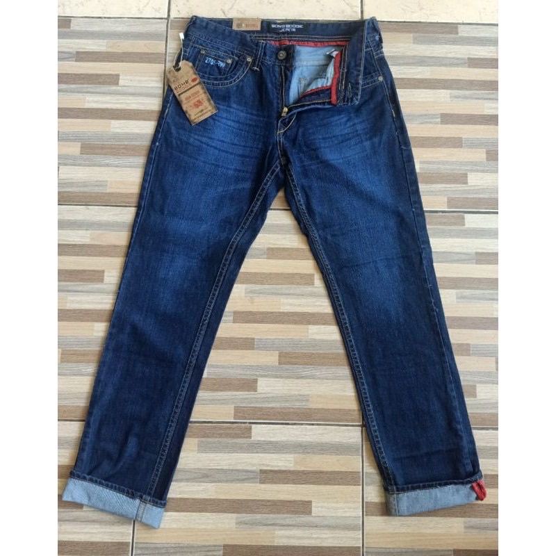 SUMATERA MARKET FASHION - CELANA JEANS PRIA BOMBOGIE PREMIUM IMPORT / CELANA JEANS BOMBBOOGIE ORIGIN