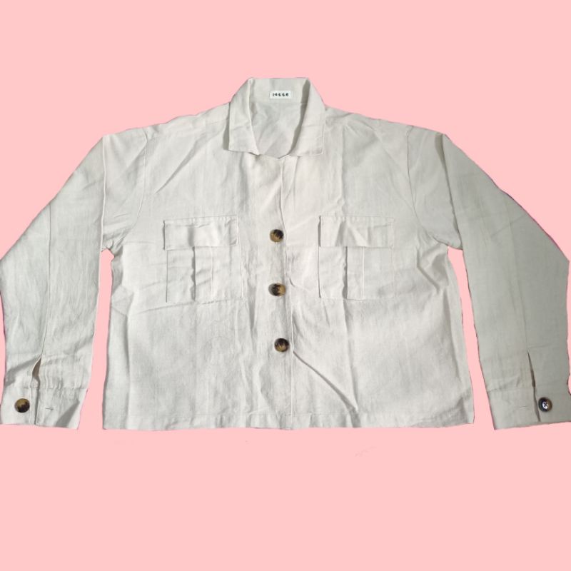 Preloved YERA OUTER - LINEN (Baru)