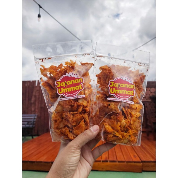 

pangsit extra pedas jajanan jadul sekolah