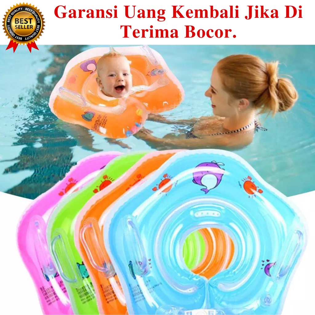 Pelampung Leher Bayi / Ban Renang Leher / Ban Leher Bayi / Neck Ring Baby Baby INTIME