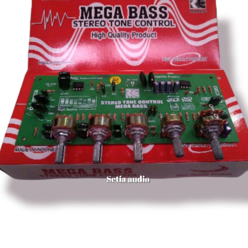 kit tone control stereo balance mega bass