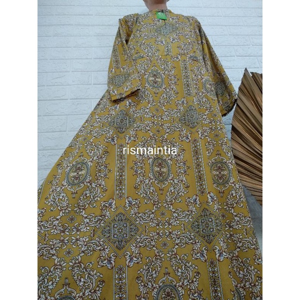 Gamis Hyget Jumbo Sultan Gracia Sabina Gamis Jumbo Termurah-Sultan Kunyit