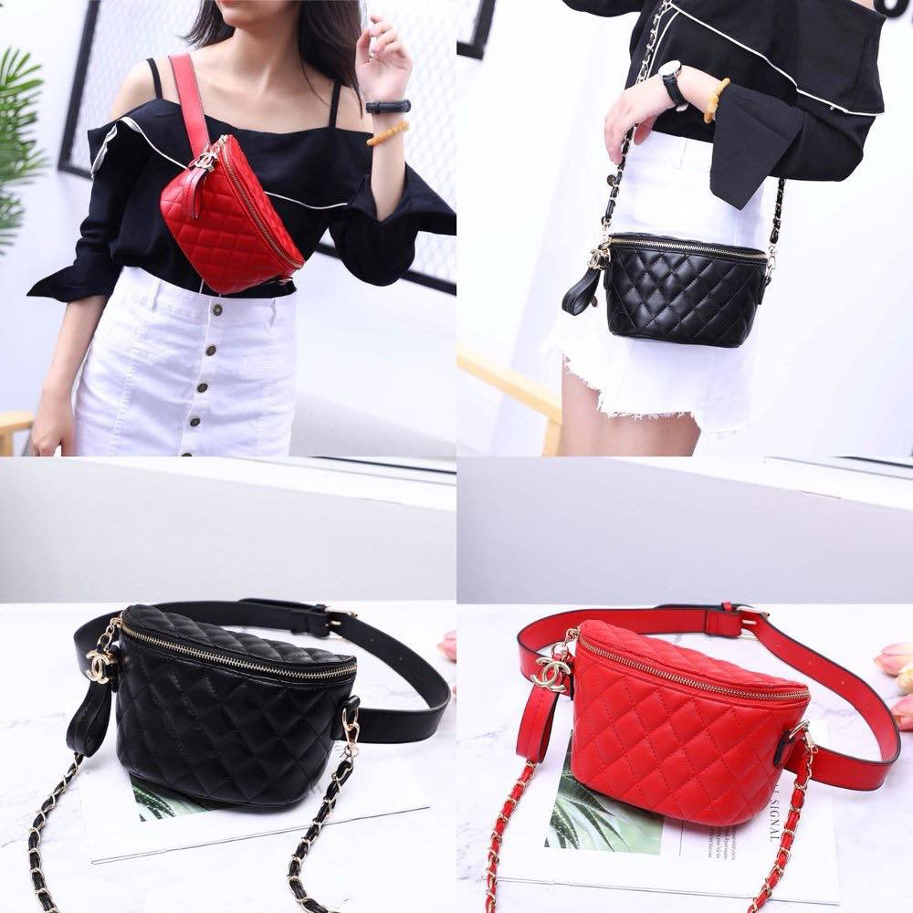 PROMO WAIST BAG SLING BAG TAS PINGGANG BISA SEGALA FUNGSI TAS BATAM IMPORT MURAH