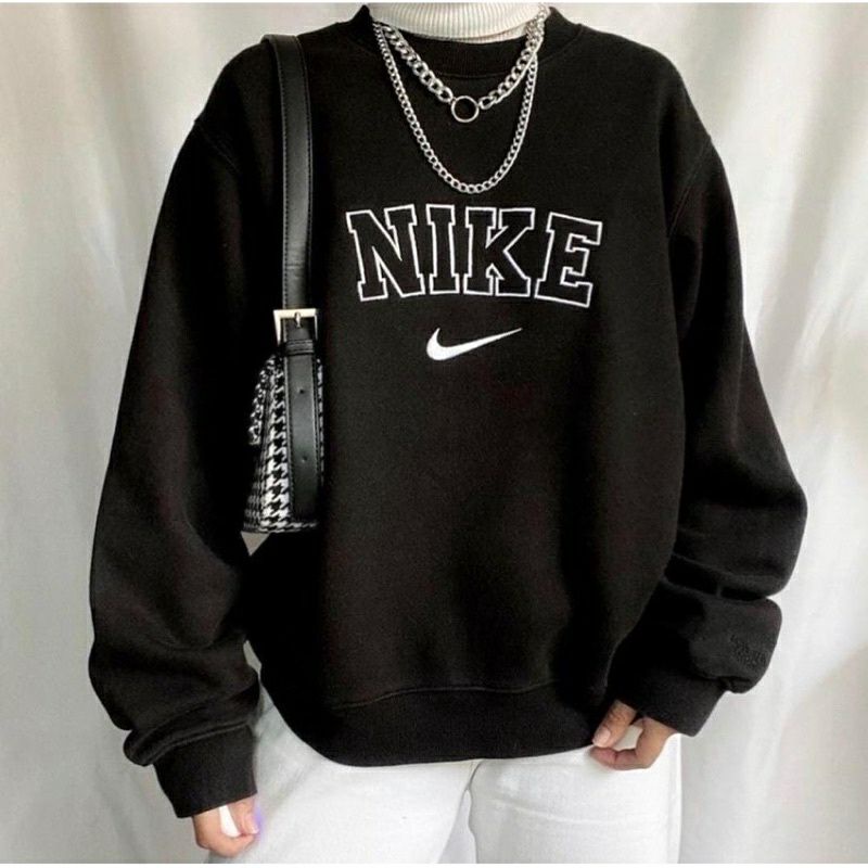 S - XXXXXL(6XL) Sweater BIG SIZE Street Style CrewNeck Niki N1KE OVERSIZE Pria Wanita Korean Harajuku Streetwear Hip Hop S M L XL XXL 3XL 4XL 5XL 6XL