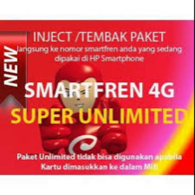 Paket DATA SMARTFREN VOUCHER // INJEK // INJECT