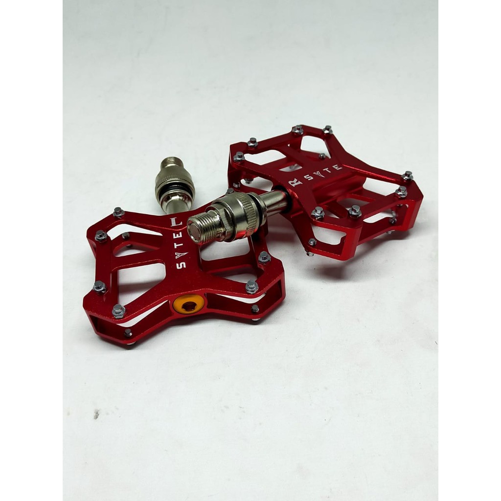 SYTE Pedal QR 3 bearing M416 Quick release CNC sepeda MTB lipat fixie