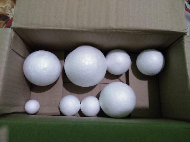 Sterofoam Bola / Bola Gabus Bulat 4 Cm