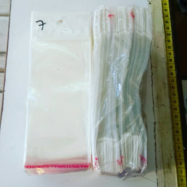 Plastik OPP Perlize 7x16(12)+3cm Plastik Kemasan Plastik Aksesoris Plastik Gantungan Plastik Souveni