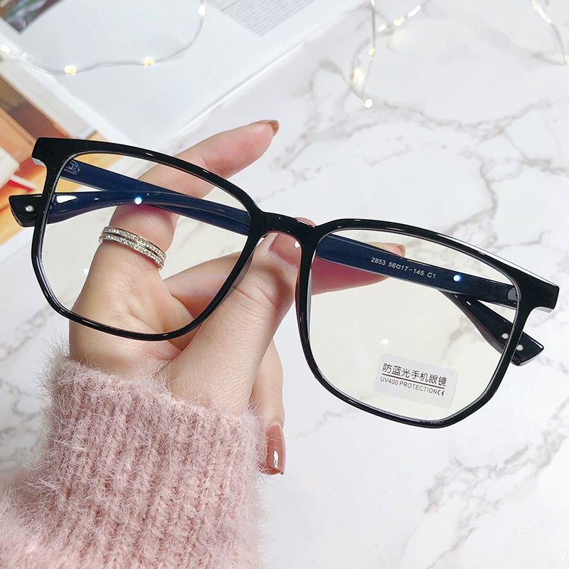 Kacamata Transparan anti Radiasi Gaya Korea Untuk Pria Dan Wanita