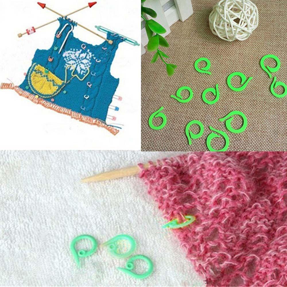 Klip Rajut Agustina Warna Warni Klip Crochet Plastik Jahit Craftwork Marker