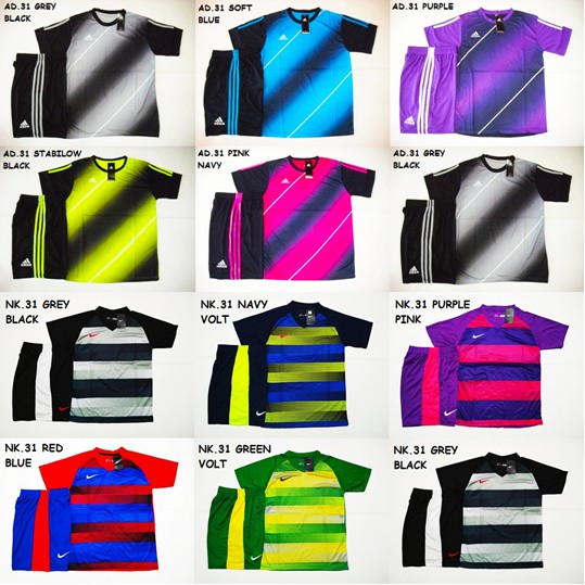 Olahraga Setelan Kaos FUTSAL / BOLA (Cocok Untuk Kaos Tim) PRINTING Mix