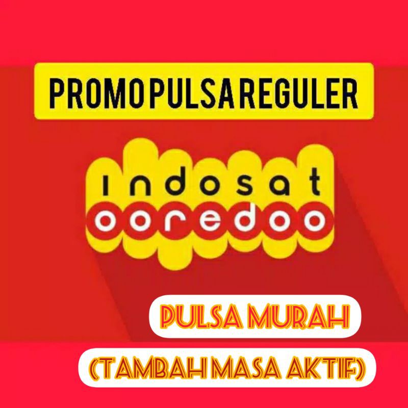 Pulsa Indosat 5K-30K (Menambah masa aktif) / pulsa im3 ooredoo murah 5rb 10rb 15rb