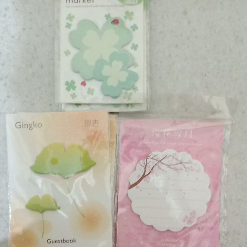 

STICKY NOTES MOTIF TANAMAN LUCU MURAH