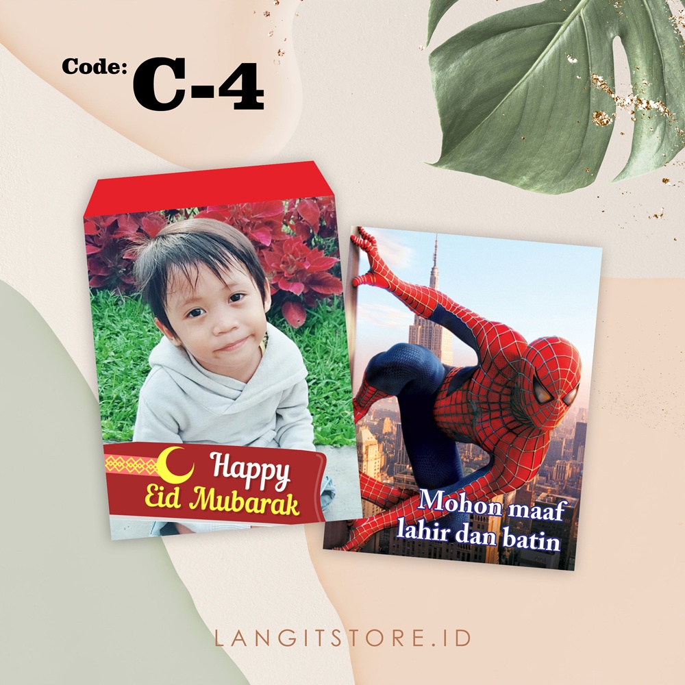 

C-4 AMPLOP LEBARAN / AMPLOP FOTO / AMPLOP CUSTOM / AMPLOP UNIK / ANGPAO LEBARAN / AMPLOP LUCU