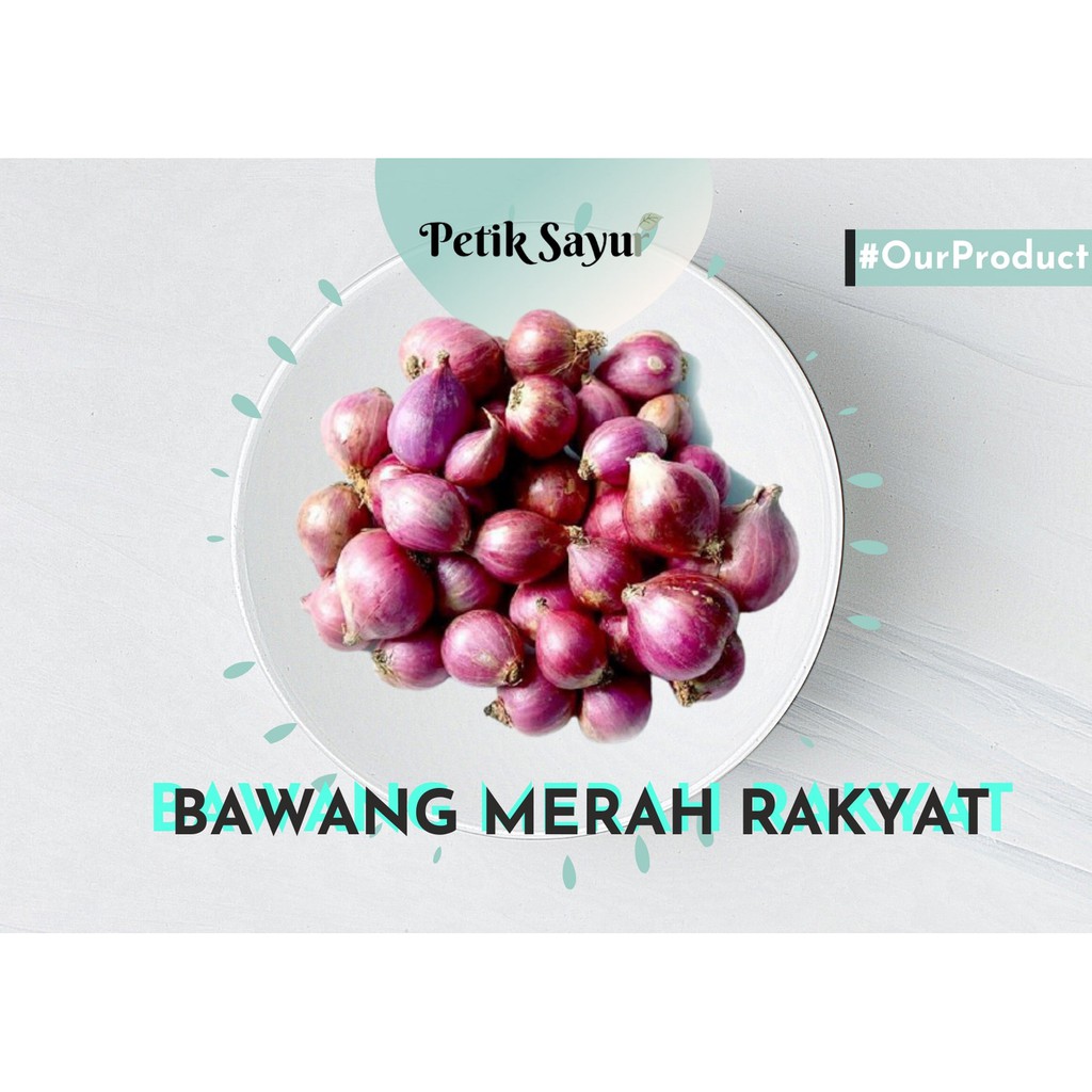 

[TERMURAH!!] Bawang Merah Rakyat 100 g - 250 g