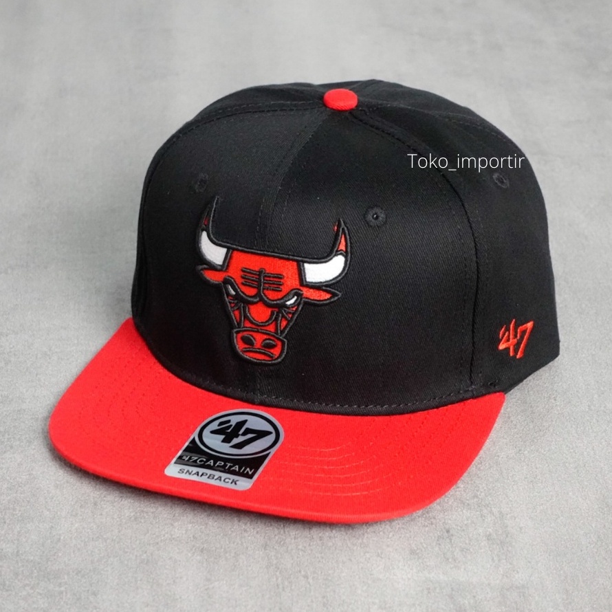 Topi Bulls Snapback NBA Import Mirror ORI