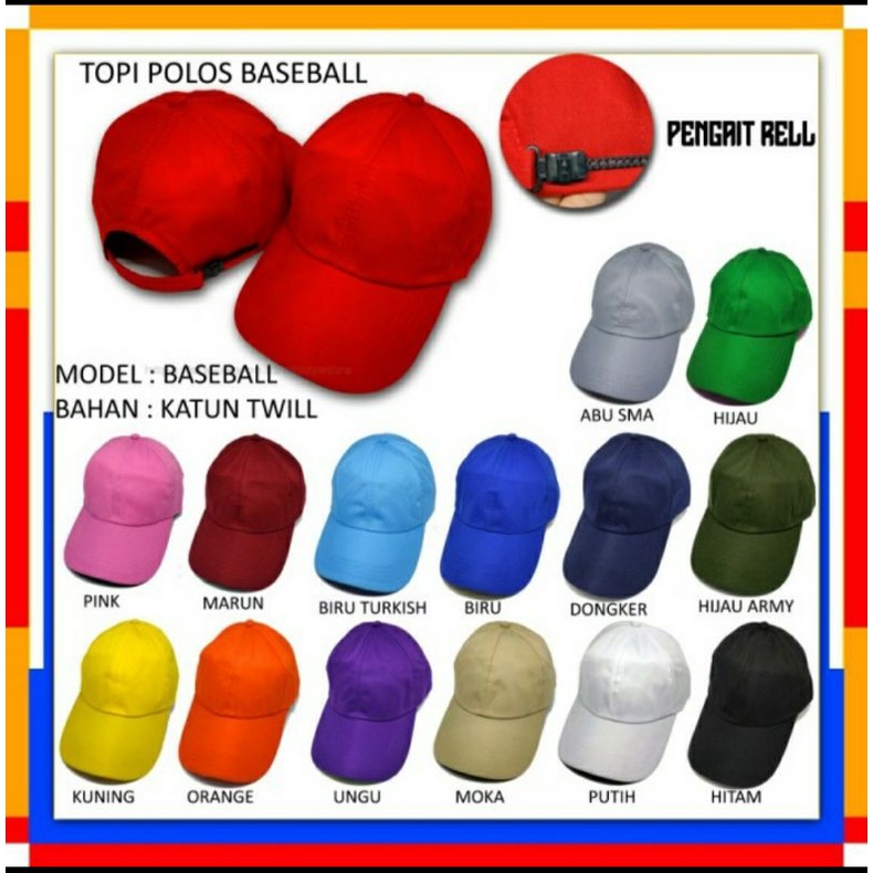 Topi polos/topi pria polos/topi baseball polos