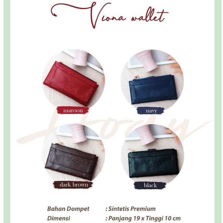 Hody Dompet Viona Vino Lipat Premium - Wallet Syntesis Premium - Dompet