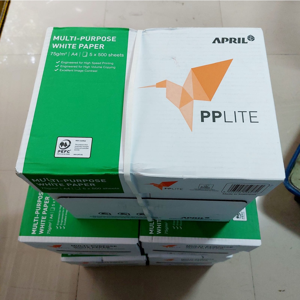 

Kertas HVS A4 75 gsm 75gsm 75 gram PaperLite PPLITE Paper lite (GOJEK)