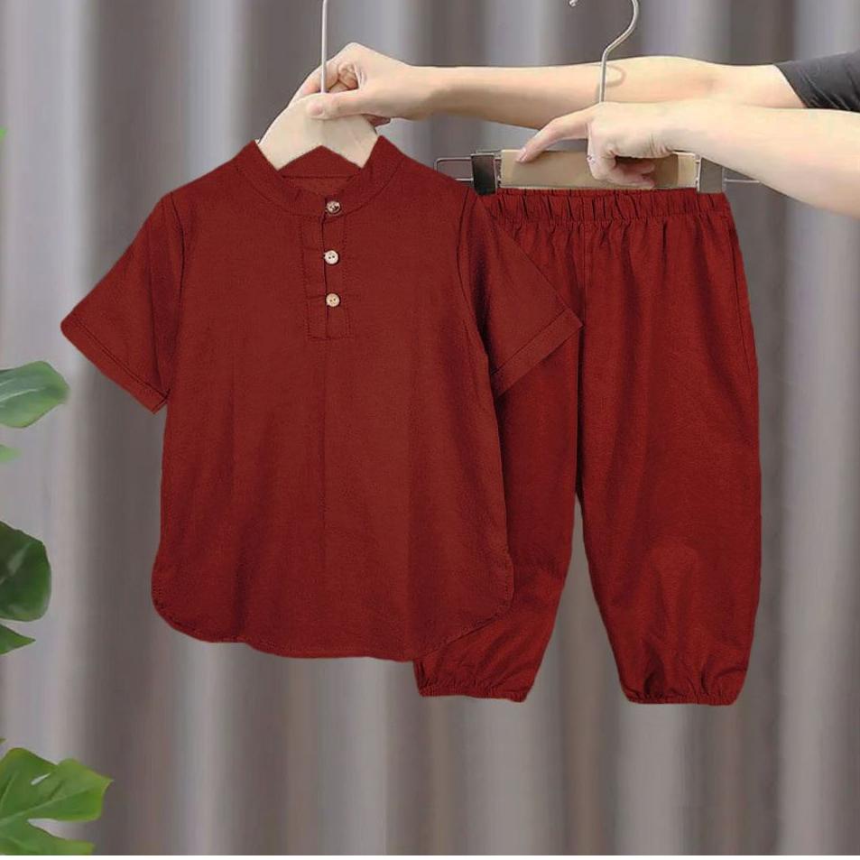 Terbaik.. Koko Anak Setelan Koko Adam Baju Koko Anak Terbaru 2022