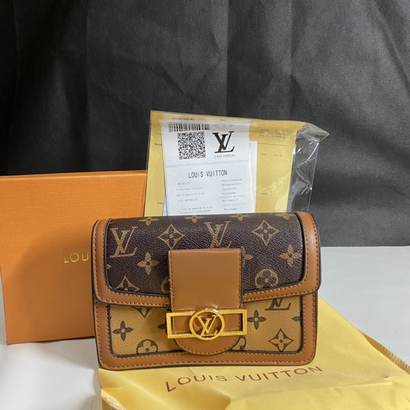 LOUIS VUITTON LV TREASURE GOLD PURSE / LV CLUTCH / SLINGBAG / TAS SELEMPANG LV / DOMPET LV