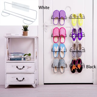 Storage Tool Wall Mount Shoe Rack Slipper Shelf Storage Organizer Bathroom Shower Room Trouvaille1 Shopee Indonesia