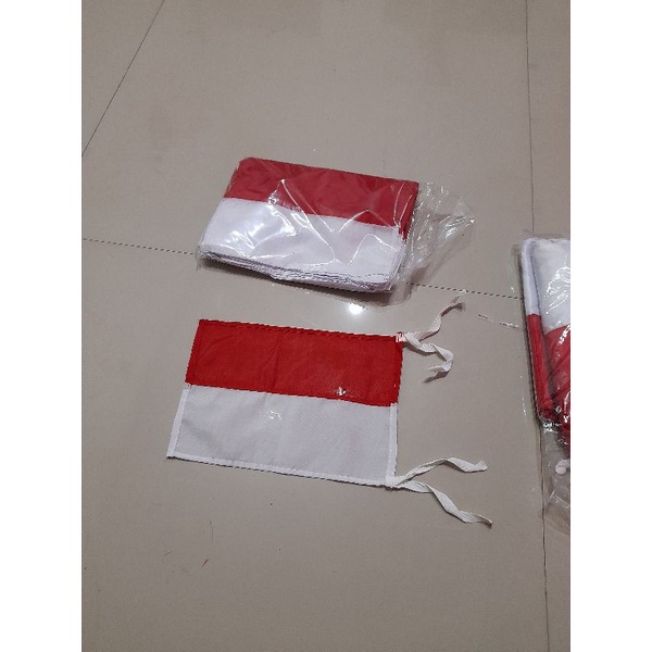 Bendera Merah Putih Kecil Jumbo Besar Mini 17 Agustusan Sedang Mini Dirgahayu Bahan Satin Katun Premium Murah