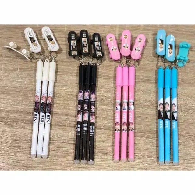 

PULPEN KARAKTER PEN BTS BT21 Skateboard