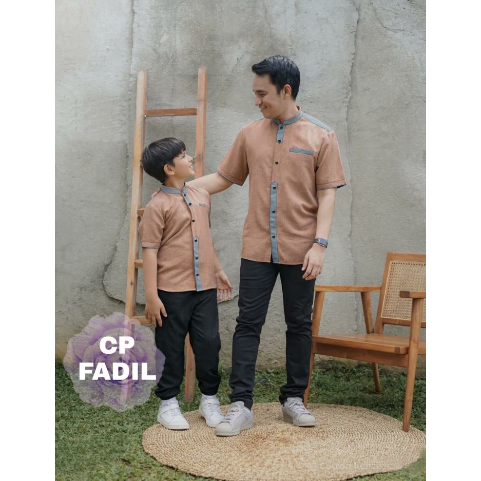 COUPLE FADIL BAJU KOKO FASHION PRIA AYAH ANAK SEPASANG BAJU MUSLIM TERLARIS TERBARU