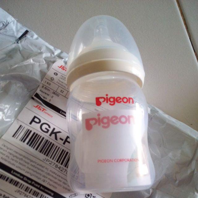 Botol Susu Pigeon Peristaltic Plus Soft Touch Wide Neck 160ml