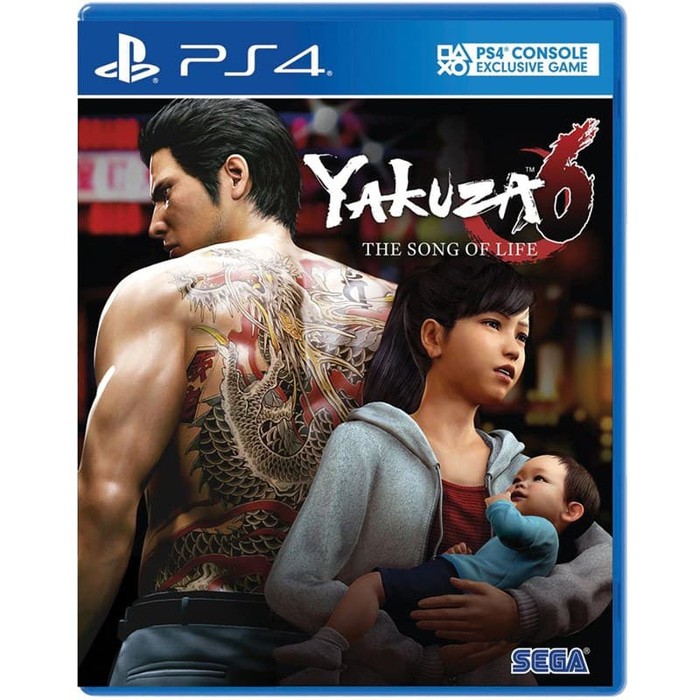 Yakuza 6: The Song of Life + Artbook Cover - PS4