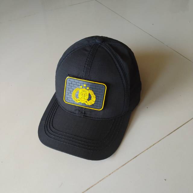 Topi logo kesatuan topi patch rubber topi velcro