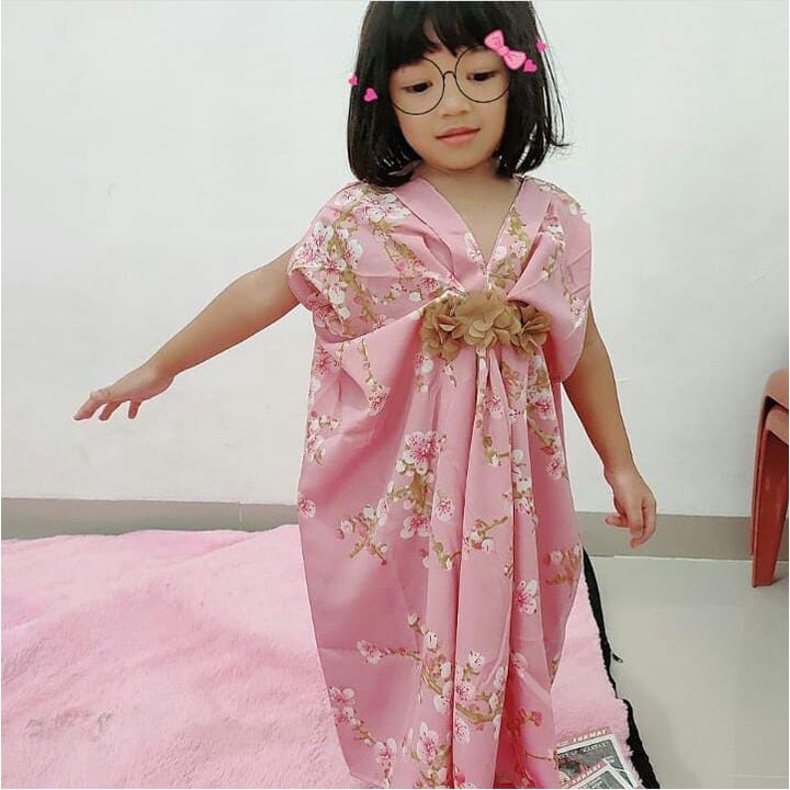 kaftan bayi anak perempuan 1-3 tahun kaftan anak perempuan bahan maxmara kaftan baby baju kaftan balita