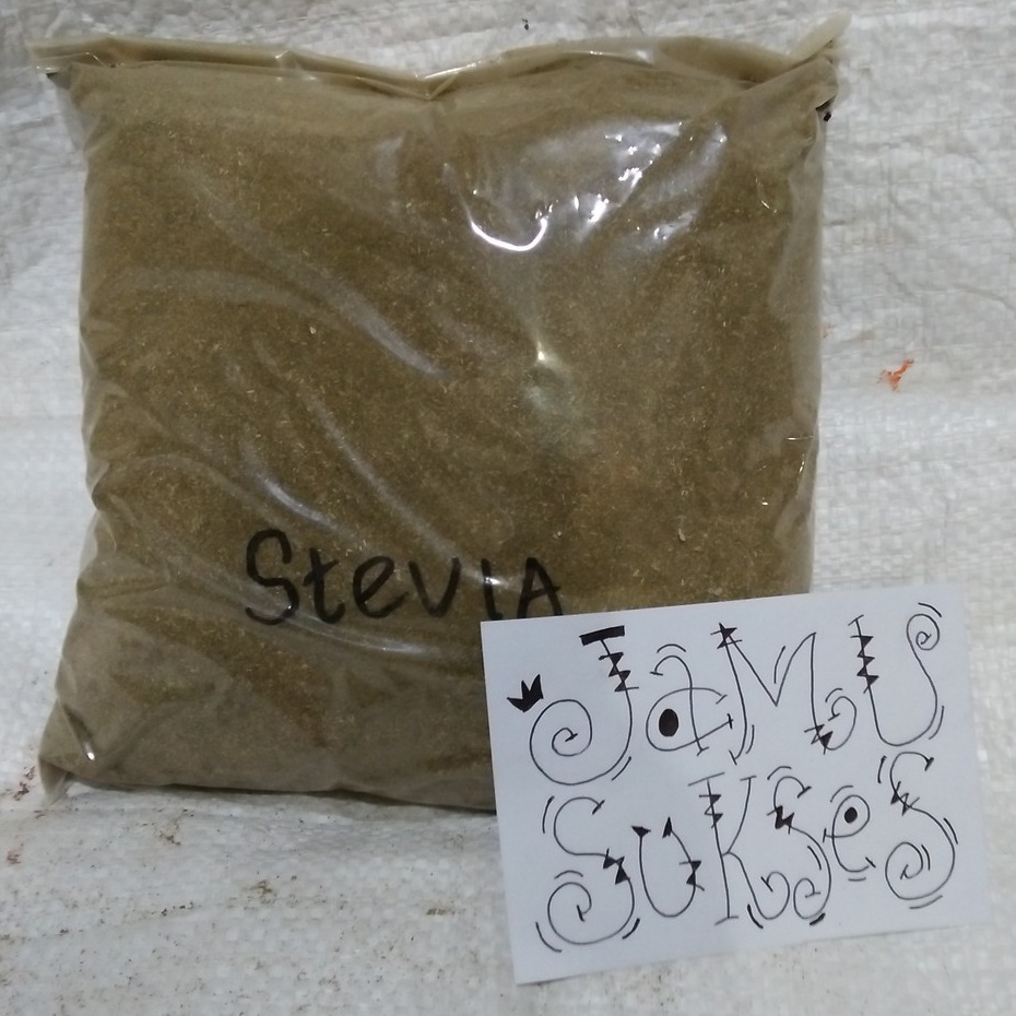 TERMURAH DAUN STEVIA BUBUK 1KG STEVIA LEAF / PEMANIS ALAMI STEVIA