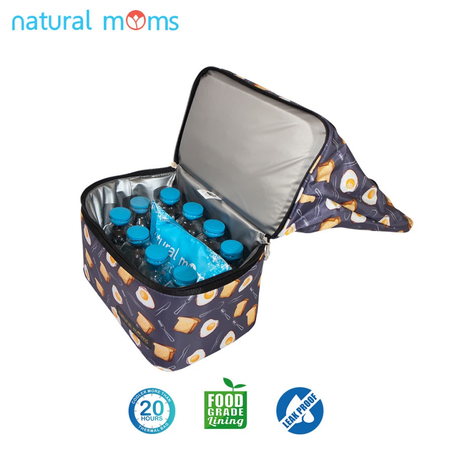 NATURAL MOMS COOLER BAG TOTE BAG EGG