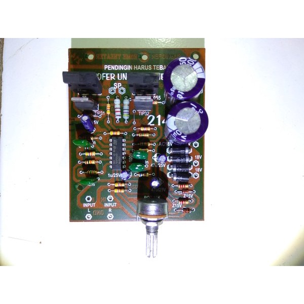 Kit Power Amplifier Subwoofer Home Theater 214