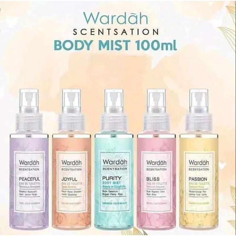 Wardah Scentsation Body mist 100ml